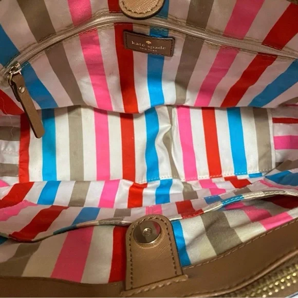 Kate Spade New York Newbury Lane Cadene Saffiano Leather Tote Lk. New ♠️ - Picture 4 of 10